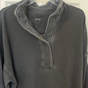 Aerie Men's Charcoal Pullover Sweater